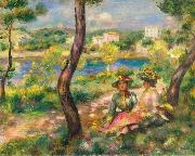 Pierre-Auguste Renoir Renoir beaulieu painting